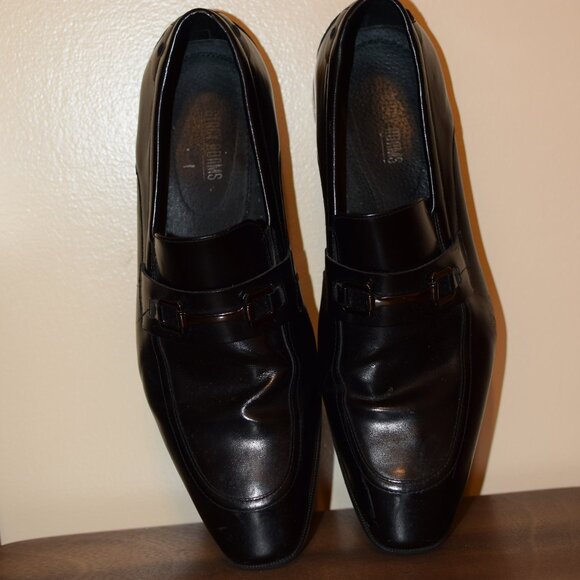 Stacy Adams Moc Toe Leather Dress Shoes Business Casual Career Formal Wear - 13M - Picture 4 of 6